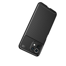 Xiaomi Mi 11 Lite karbon mintás tok - FEKETE