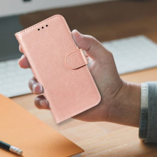 Oldalra nyíló tok Xiaomi Mi 11 Lite telefonhoz - RÓZSAARANY