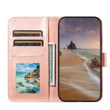 Oldalra nyíló tok Xiaomi Mi 11 Lite telefonhoz - RÓZSAARANY