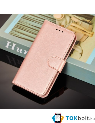 Oldalra nyíló tok Xiaomi Mi 11 Lite telefonhoz - RÓZSAARANY