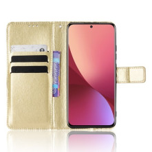 Oldalra nyíló tok Xiaomi 12 telefonhoz - ARANY