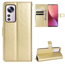 Oldalra nyíló tok Xiaomi 12 telefonhoz - ARANY