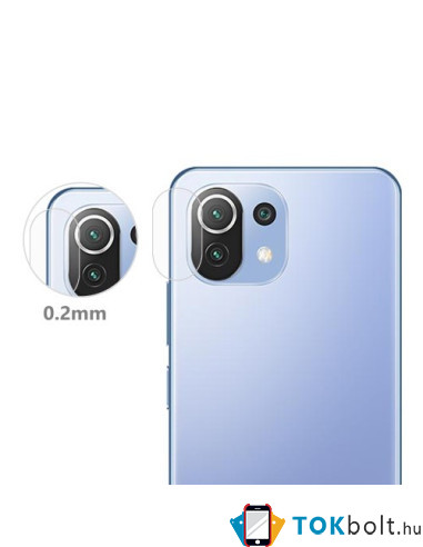 Telefon kamera védõ üveg Xiaomi Mi 11 Lite típusú készülékhez - 1 db