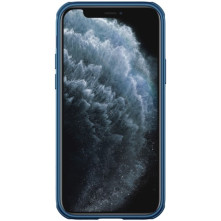 NILLKIN masszív tok kameravédővel iPhone 12 Pro/12 készülékhez - KÉK