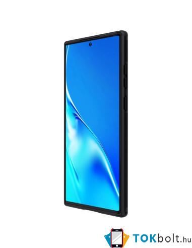 NILLKIN masszív tok kameravédővel Samsung Galaxy S22 Ultra 5G készülékhez - FEKETE