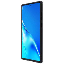 NILLKIN masszív tok kameravédővel Samsung Galaxy S22 Ultra 5G készülékhez - FEKETE