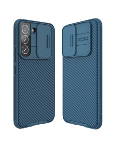 NILLKIN masszív tok kameravédővel Samsung Galaxy S22 5G készülékhez - KÉK