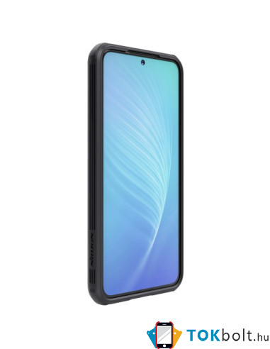 NILLKIN masszív tok kameravédővel Samsung Galaxy S22 Plus 5G készülékhez - FEKETE