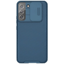NILLKIN masszív tok kameravédővel Samsung Galaxy S22 Plus 5G készülékhez - KÉK