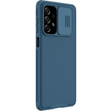 NILLKIN masszív tok kameravédővel Samsung Galaxy A73 5G készülékhez - KÉK