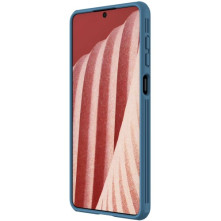 NILLKIN masszív tok kameravédővel Samsung Galaxy A73 5G készülékhez - KÉK