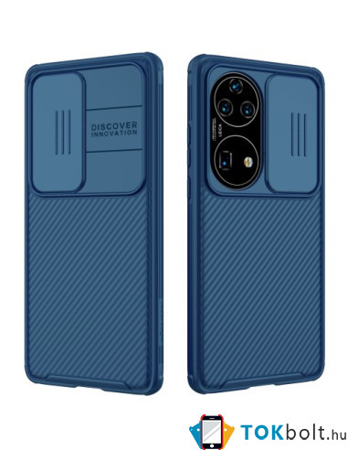 NILLKIN masszív tok kameravédővel Huawei P50 Pro készülékhez - KÉK