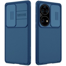 NILLKIN masszív tok kameravédővel Huawei P50 Pro készülékhez - KÉK