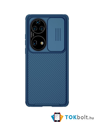 NILLKIN masszív tok kameravédővel Huawei P50 Pro készülékhez - KÉK