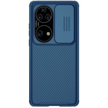 NILLKIN masszív tok kameravédővel Huawei P50 Pro készülékhez - KÉK