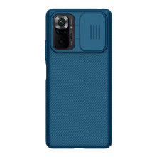 NILLKIN masszív tok kameravédővel Xiaomi Redmi Note 10 Pro / Note 10 Pro Max készülékhez - KÉK
