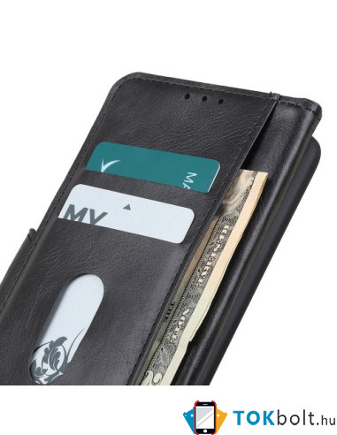 Oldalra nyíló telefontok Oppo F19 Pro+ 5G/Reno5 Z telefonhoz - FEKETE