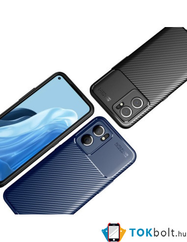 Rugalmas TPU tok Oppo Reno7 5G / Find X5 Lite készülékhez - FEKETE