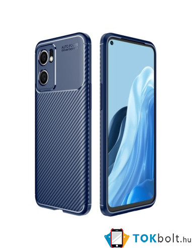 Rugalmas TPU tok Oppo Reno7 5G / Find X5 Lite készülékhez - KÉK