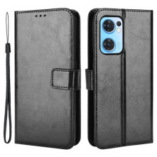 Oldalra nyíló telefontok Oppo Reno7 5G / Find X5 Lite telefonhoz - FEKETE