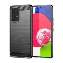 Samsung Galaxy A53 5G karbon mintás tok - FEKETE