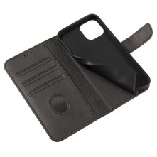 Oldalra nyíló tok Motorola Moto G41 / G31 telefonhoz - FEKETE