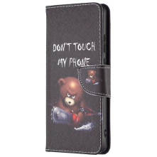 Oldalra nyíló mintás telefontok Samsung Galaxy A03 telefonhoz - ŐRÜLT MEDVE