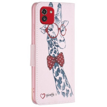 Oldalra nyíló mintás telefontok Samsung Galaxy A03 telefonhoz - ZSIRÁF
