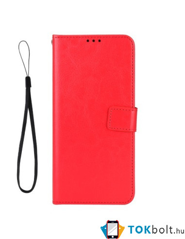 Oldalra nyíló tok Xiaomi Redmi Note 11 Pro telefonhoz - PIROS