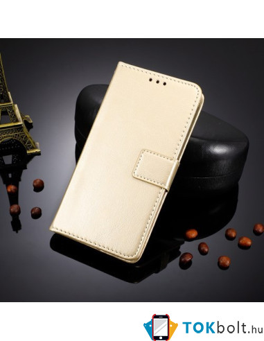 Oldalra nyíló tok Xiaomi Redmi Note 11 Pro telefonhoz - ARANY