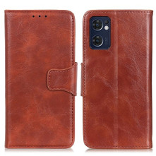 Oldalra nyíló tok Oppo Reno7 5G / Find X5 Lite telefonhoz - BARNA