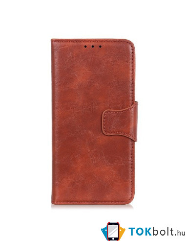 Oldalra nyíló tok Oppo Reno7 5G / Find X5 Lite telefonhoz - BARNA