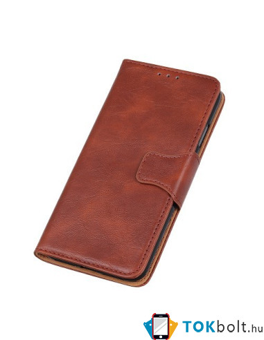 Oldalra nyíló tok Oppo Reno7 5G / Find X5 Lite telefonhoz - BARNA