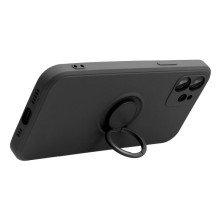 FORCELL SILICONE RING tok Samsung Galaxy A13 4G készülékhez - FEKETE