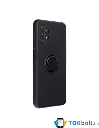 FORCELL SILICONE RING tok Samsung Galaxy A13 4G készülékhez - FEKETE