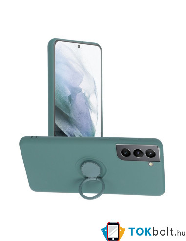 FORCELL SILICONE RING tok Samsung Galaxy A13 4G készülékhez - ZÖLD