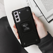 NITRO gyűrűs masszív tok Samsung Galaxy A33 5G készülékhez - FEKETE