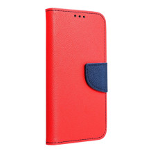 FANCY BOOK oldalra nyíló tok Oppo Reno7 5G / Find X5 Lite telefonhoz - PIROS-KÉK