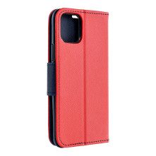 FANCY BOOK oldalra nyíló tok Oppo Reno7 5G / Find X5 Lite telefonhoz - PIROS-KÉK