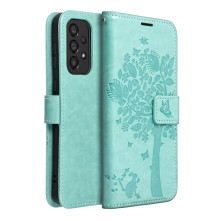 FORCELL MEZZO fa mintás telefontok Samsung Galaxy A33 5G telefonhoz - ZÖLD