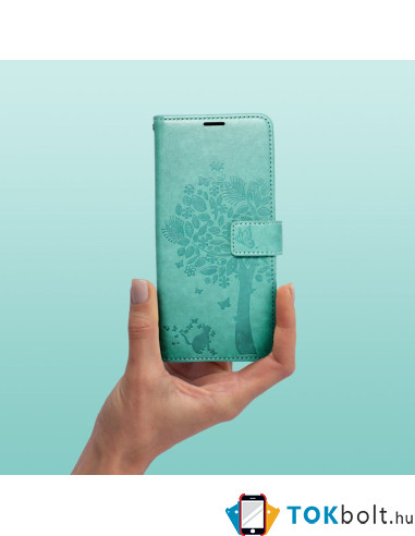 FORCELL MEZZO fa mintás telefontok Samsung Galaxy A33 5G telefonhoz - ZÖLD