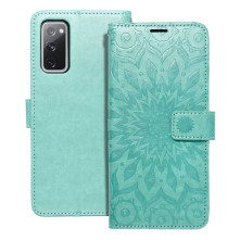 FORCELL MEZZO mandala mintás telefontok Samsung Galaxy S20 FE / S20 FE 5G telefonhoz - ZÖLD