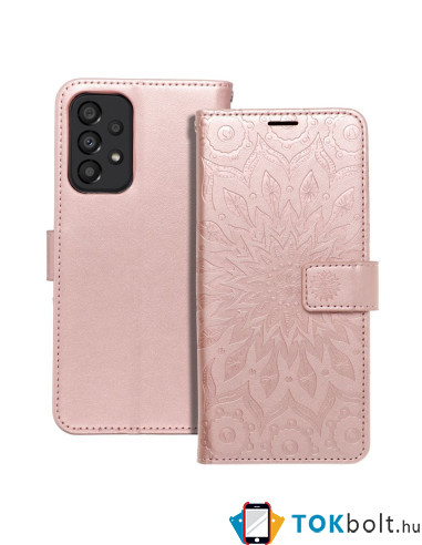 FORCELL MEZZO mandala mintás telefontok Samsung Galaxy S20 FE / S20 FE 5G telefonhoz - RÓZSAARANY