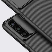 NILLKIN masszív tok kameravédővel Samsung Galaxy A33 5G készülékhez - FEKETE