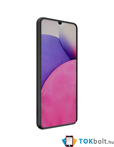 NILLKIN masszív tok kameravédővel Samsung Galaxy A33 5G készülékhez - FEKETE