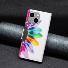 Oldalra nyíló mintás telefontok Apple iPhone 14 Plus telefonhoz - SZÍNPALETTA