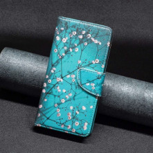 Oldalra nyíló mintás telefontok Apple iPhone 14 Pro telefonhoz - TAVASZI VIRÁG