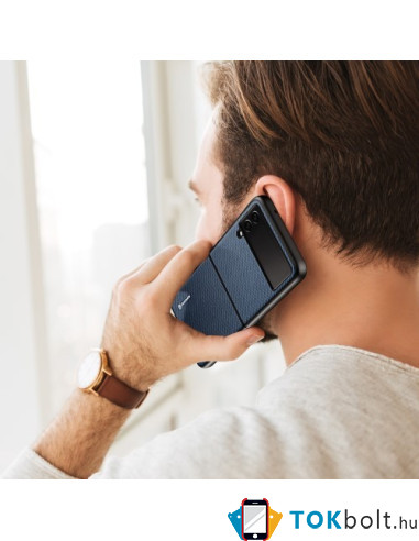 Rugalmas TPU tok Samsung Galaxy Z Flip3 5G készülékhez - KÉK
