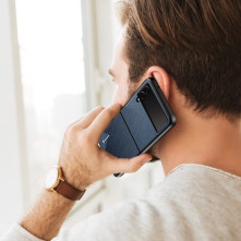 Rugalmas TPU tok Samsung Galaxy Z Flip3 5G készülékhez - KÉK
