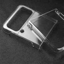 Műanyag hátlap tok Samsung Galaxy Z Flip4 készülékhez - ÁTTETSZŐ
